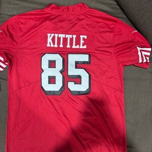 George Kittle San Francisco 49ers Red Jersey Mens Size Large and XL